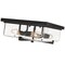 Z-Lite Sana 4 Light Outdoor Flush Ceiling Mount Fixture, Black And Seedy 592F-BK - alternate 2